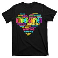 Kindergarten Word Marks Heart T-Shirt