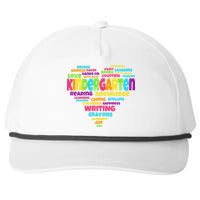 Kindergarten Word Marks Heart Snapback Five-Panel Rope Hat