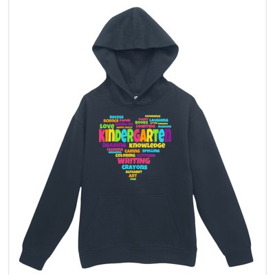 Kindergarten Word Marks Heart Urban Pullover Hoodie