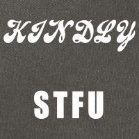 Kindly STFU Funny Offensive Sayings Cotton Canvas Backpack