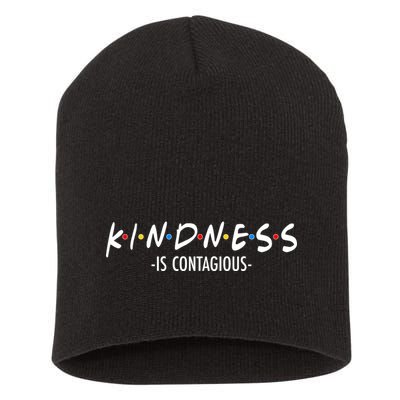 Kindness Is Contagious Short Acrylic Beanie
