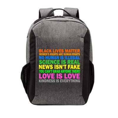 Kindness Is Everything Love Is Love Vector Backpack