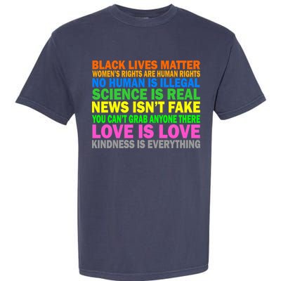 Kindness Is Everything Love Is Love Garment-Dyed Heavyweight T-Shirt