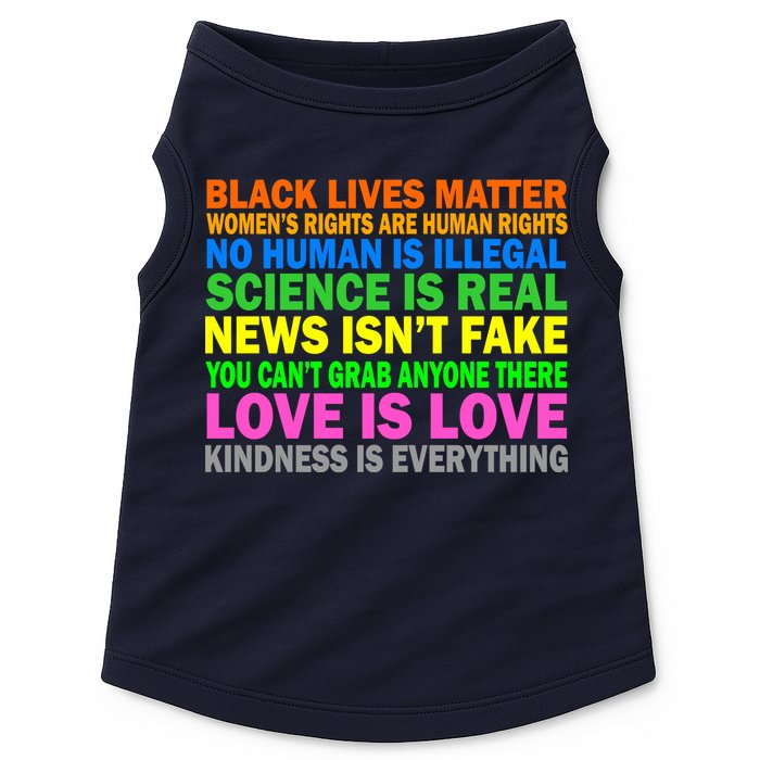 Kindness Is Everything Love Is Love Doggie Tank