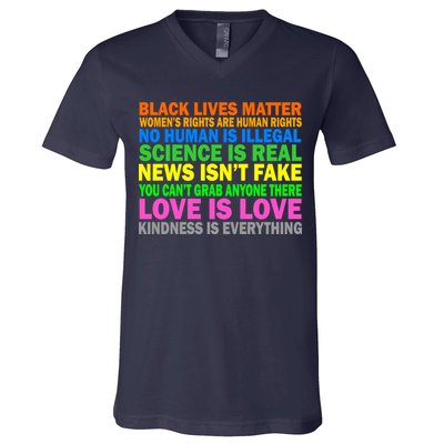 Kindness Is Everything Love Is Love V-Neck T-Shirt