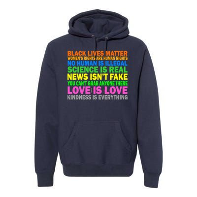 Kindness Is Everything Love Is Love Premium Hoodie