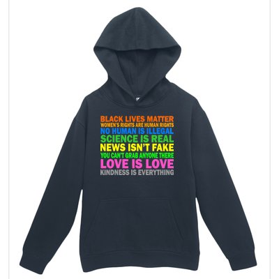 Kindness Is Everything Love Is Love Urban Pullover Hoodie