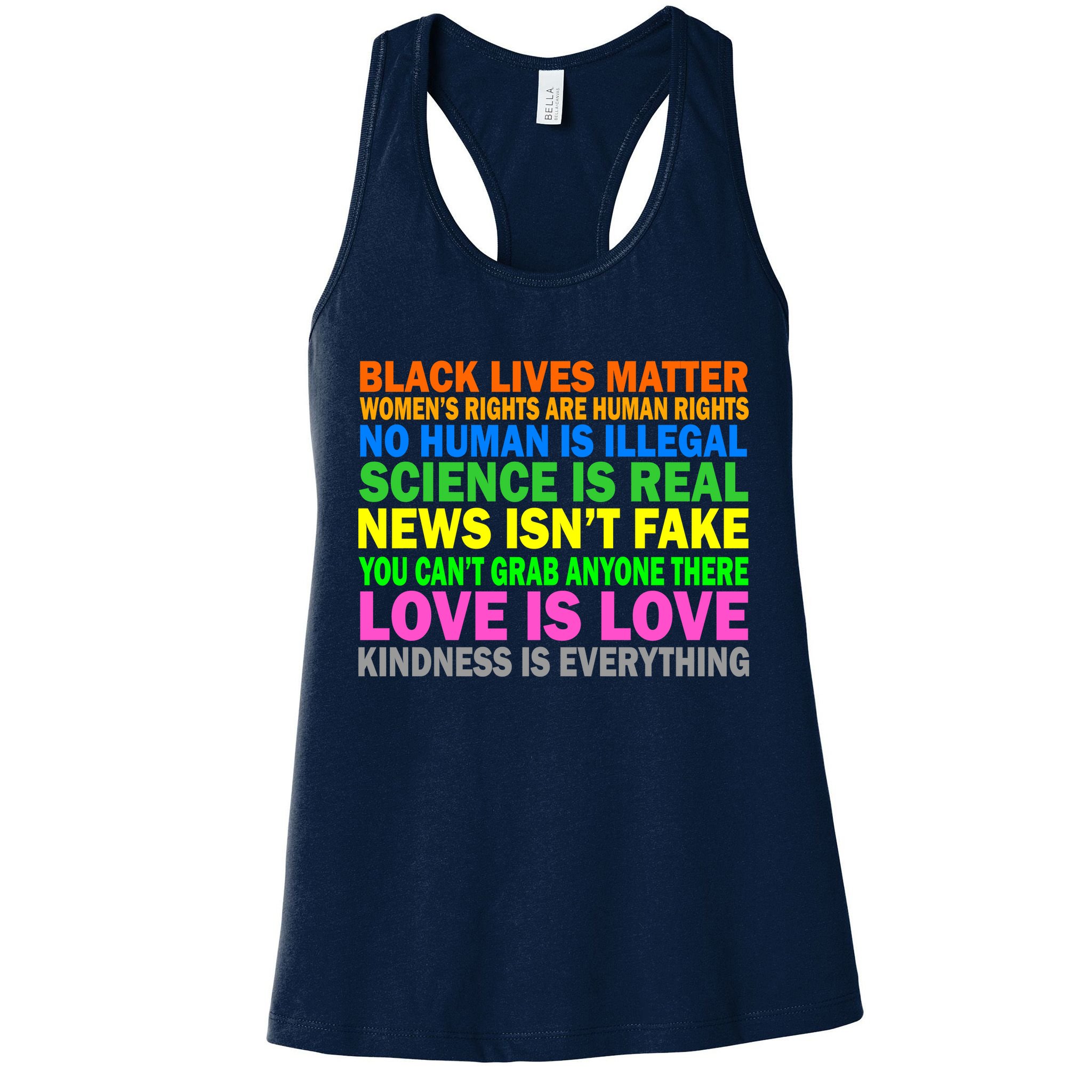 Kindness Is Everything Love Is Love Womens Tank Top