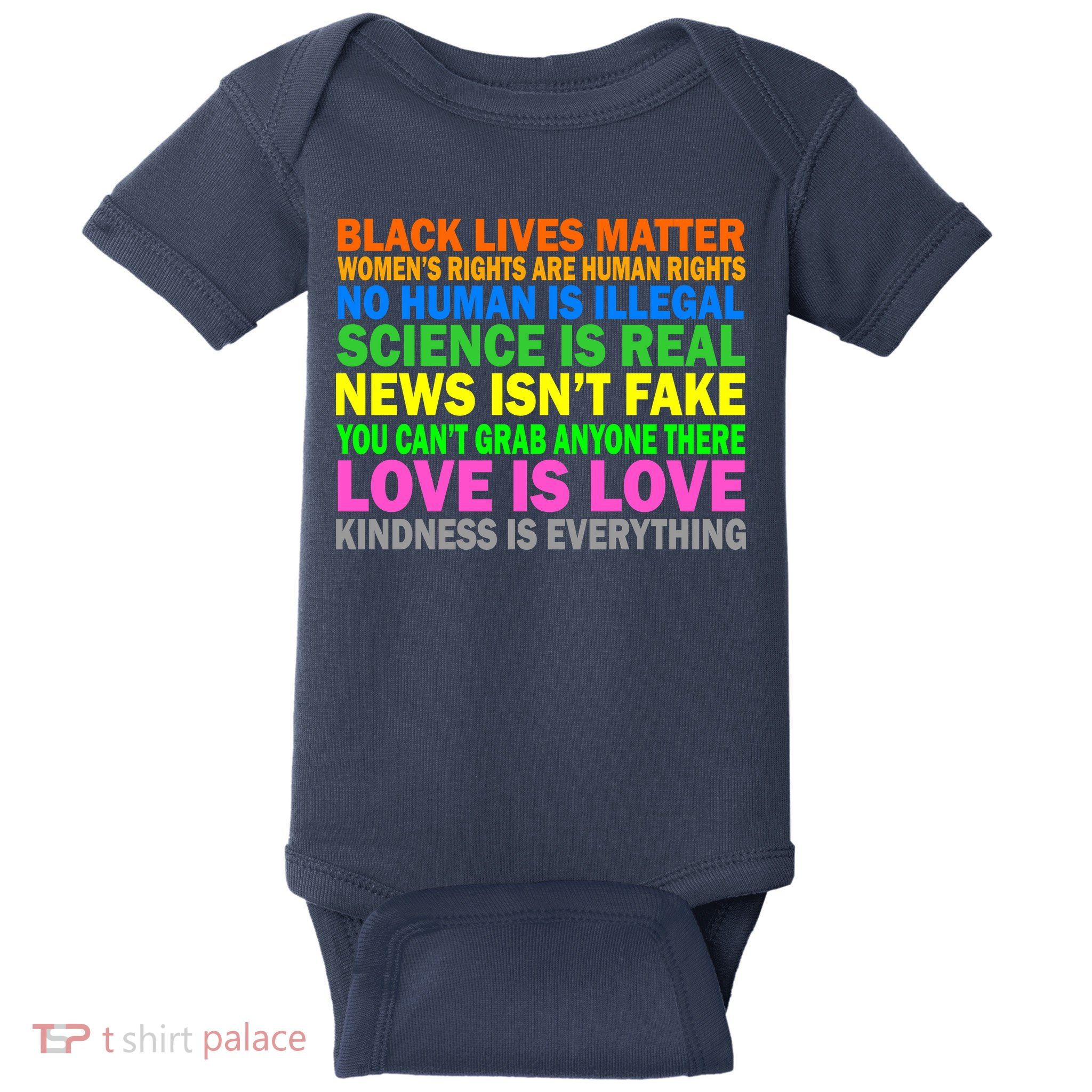Kindness Is Everything Love Is Love Baby Bodysuit