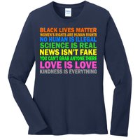 Kindness Is Everything Love Is Love Ladies Long Sleeve Shirt