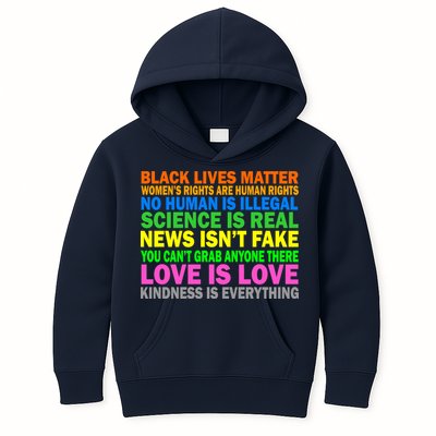 Kindness Is Everything Love Is Love Kids Hoodie