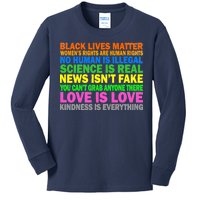 Kindness Is Everything Love Is Love Kids Long Sleeve Shirt