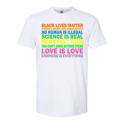 Kindness Is Everything Love Is Love Softstyle® CVC T-Shirt