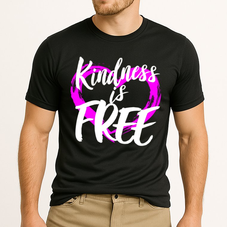 Kindness Is Free Cooling Performance Crew T-Shirt