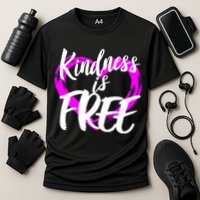 Kindness Is Free Cooling Performance Crew T-Shirt