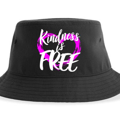 Kindness Is Free Sustainable Bucket Hat