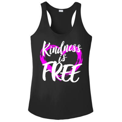 Kindness Is Free Ladies PosiCharge Competitor Racerback Tank