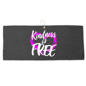 Kindness Is Free Large Microfiber Waffle Golf Towel