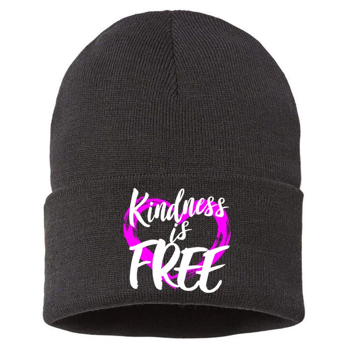 Kindness Is Free Sustainable Knit Beanie