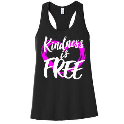 Kindness Is Free Women's Racerback Tank