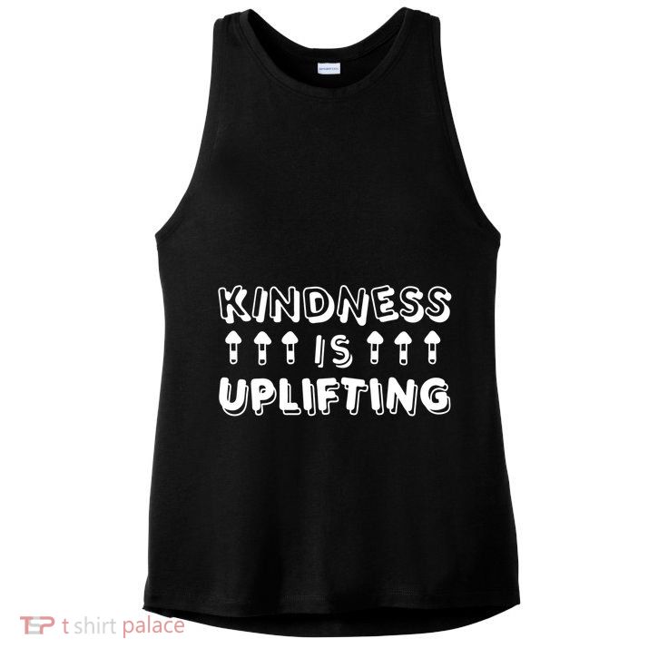 Kindness Is Uplifting Ladies PosiCharge Tri-Blend Wicking Tank