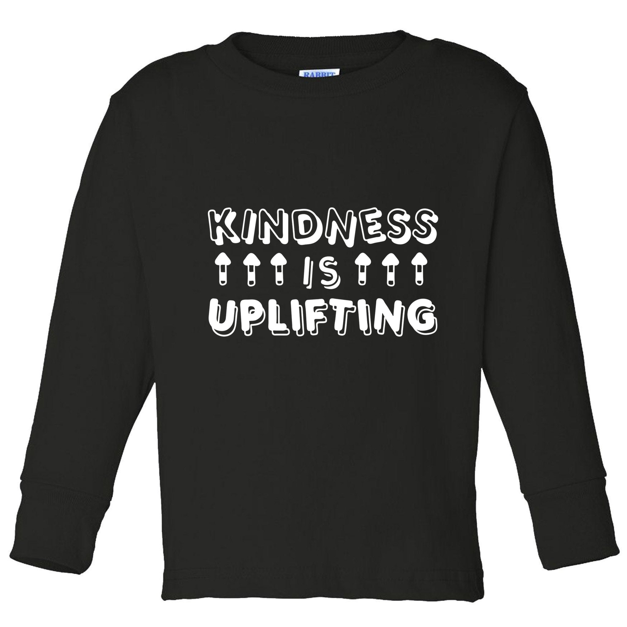 Kindness Is Uplifting Toddler Long Sleeve Shirt