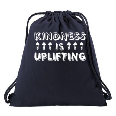 Kindness Is Uplifting Drawstring Bag