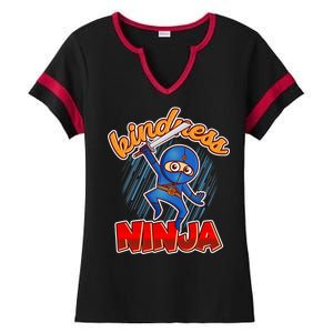 Kindness Ninja Ladies Halftime Notch Neck Tee