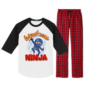 Kindness Ninja Raglan Sleeve Pajama Set