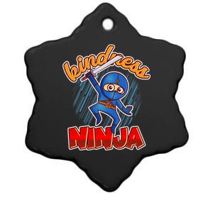 Kindness Ninja Ceramic Star Ornament