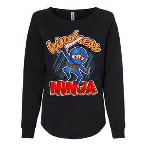 Kindness Ninja Womens California Wash Sweatshirt