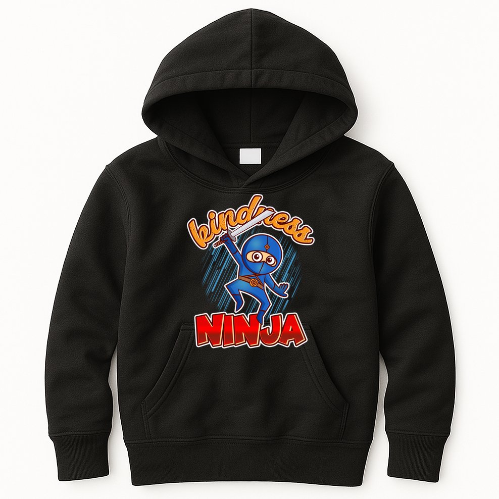 Kindness Ninja Kids Hoodie