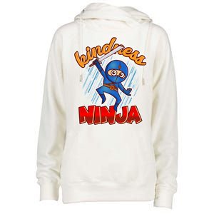 Kindness Ninja Womens Funnel Neck Pullover Hood