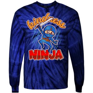 Kindness Ninja Tie-Dye Long Sleeve Shirt