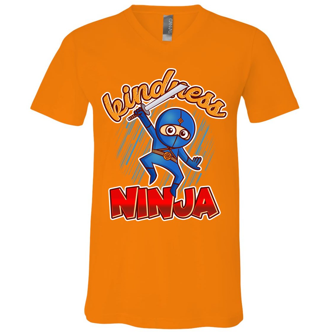 Kindness Ninja V-Neck T-Shirt