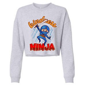 Kindness Ninja Cropped Pullover Crew