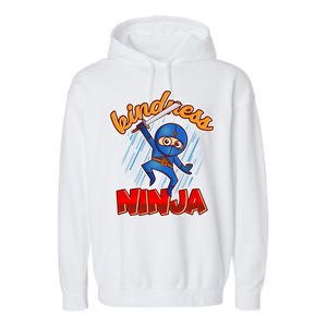 Kindness Ninja Garment-Dyed Fleece Hoodie