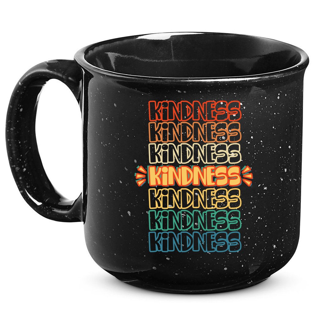 Kindness Pattern 15oz Campfire Ceramic Mug