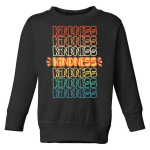 Kindness Pattern Toddler Sweatshirt