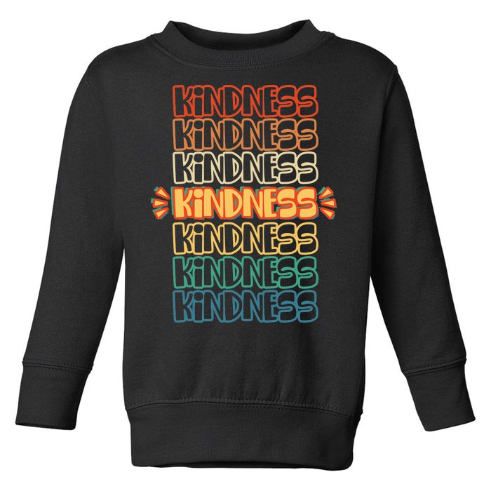 Kindness Pattern Toddler Sweatshirt