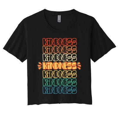 Kindness Pattern Crop Top