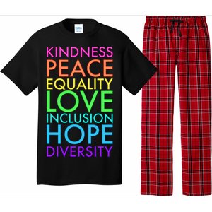 Kindness Peace Equality Love Hope Diversity Pajama Set