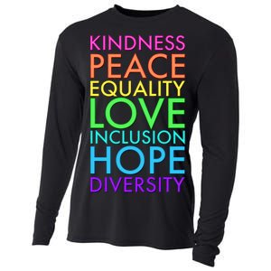 Kindness Peace Equality Love Hope Diversity Cooling Performance Long Sleeve Crew