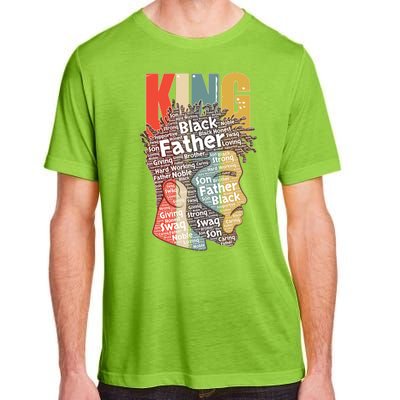 King African American Black Father Adult ChromaSoft Performance T-Shirt