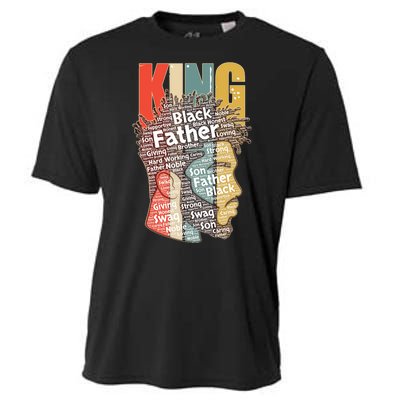 King African American Black Father Cooling Performance Crew T-Shirt