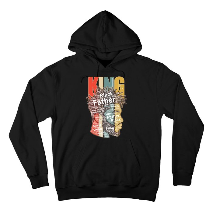 King African American Black Father Hoodie