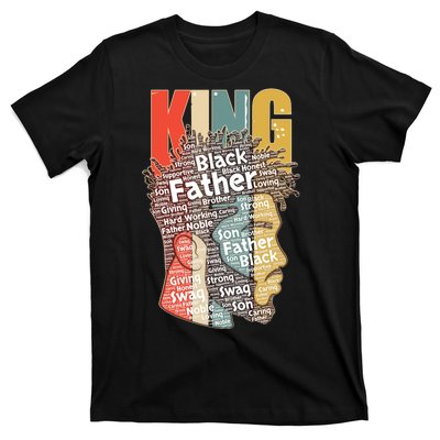 King African American Black Father T-Shirt