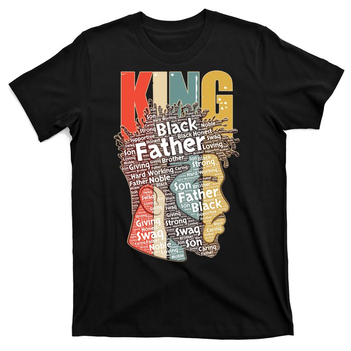 King African American Black Father T-Shirt