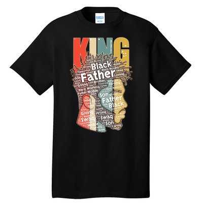 King African American Black Father Tall T-Shirt