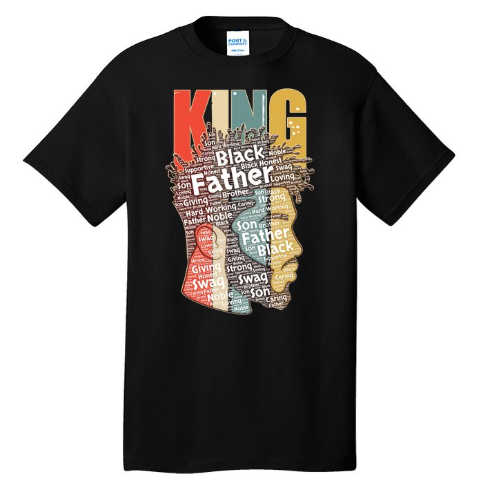 King African American Black Father Tall T-Shirt